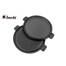 Cast Iron griddle with vegetable oil coating